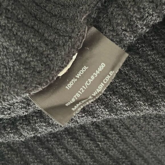 New Eileen Fisher 100% Wool Black Knee-Length Sweater Dress - Picture 4 of 6